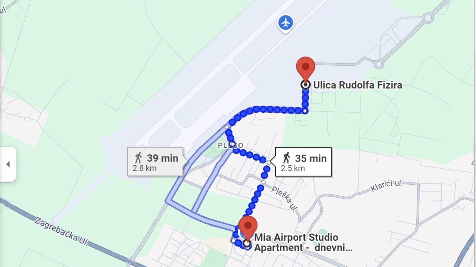 Mia Airport Studio Apartment - 0-24H Self Check In&Out - Parking On Site Velika Gorica Εξωτερικό φωτογραφία